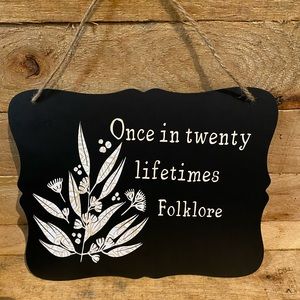 Taylor Swift Cardigan Sign